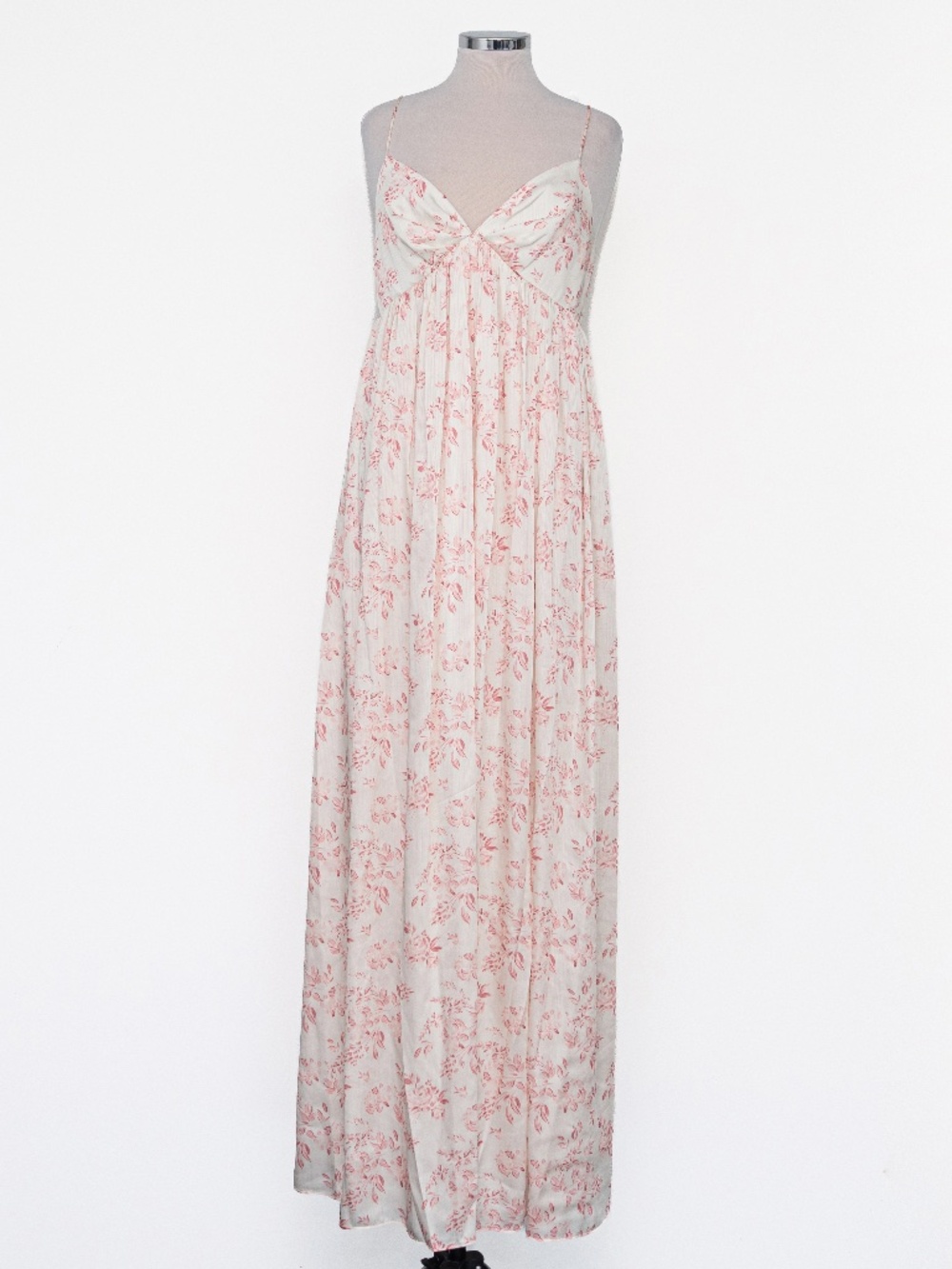 SACHIN & BABI - Jessica Gown Rouge Watercolor Floral Gown - Picture 2 of 11